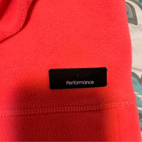 Calvin Klein Performance Fleece Funnel Neck Sweatshirt  Large - Picture 8 of 9